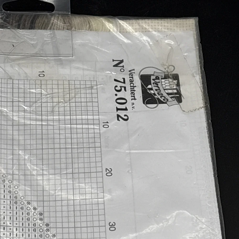 Vintage Verachtert Vervaco Counted Cross Stitch Kit N° 75.012 Portrait Chart